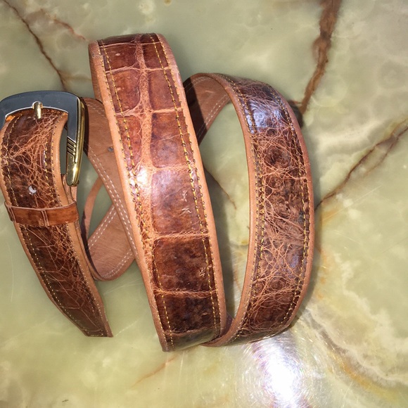 Brand New Custom Made Alligator Belt - Picture 4 of 12